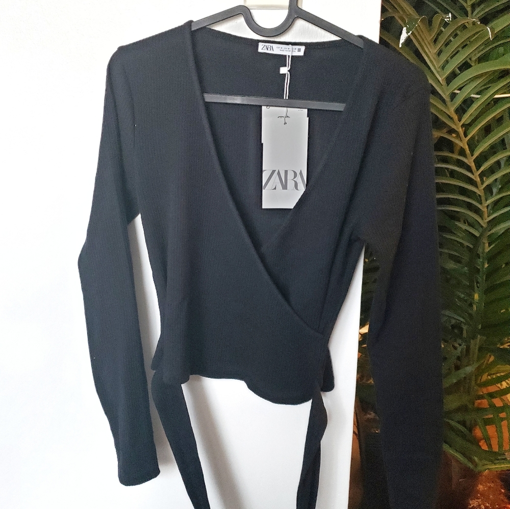 NWT Zara Ribbed top